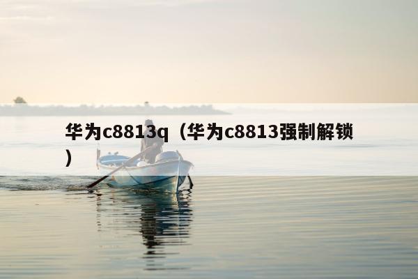 华为c8813q（华为c8813强制解锁）