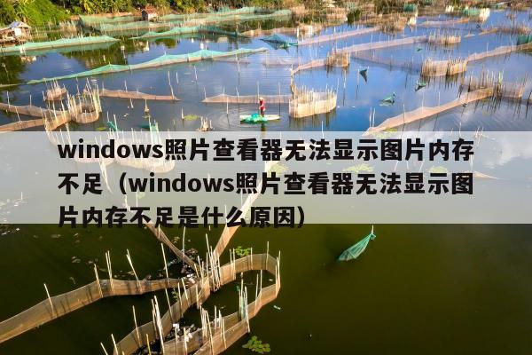 windows照片查看器无法显示图片内存不足（windows照片查看器无法显示图片内存不足是什么原因）