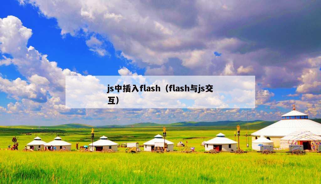 js中插入flash（flash与js交互）