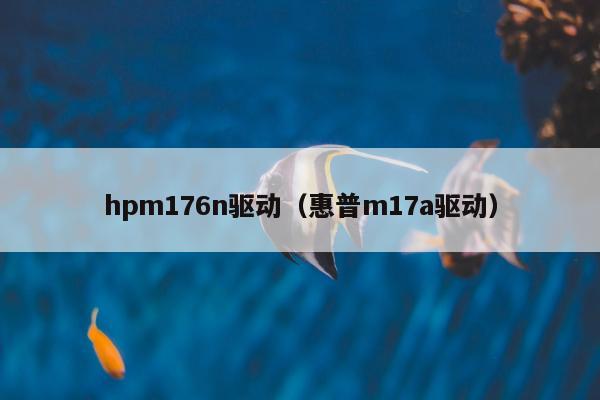 hpm176n驱动（惠普m17a驱动）