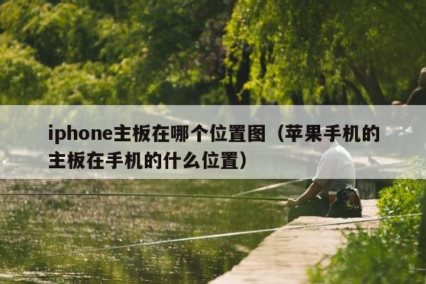 iphone主板在哪个位置图（苹果手机的主板在手机的什么位置）