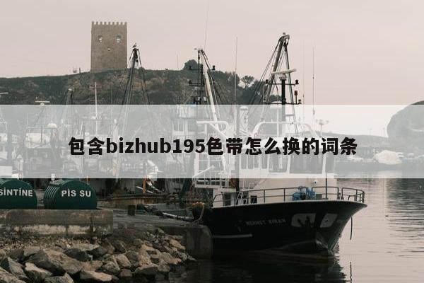 包含bizhub195色带怎么换的词条