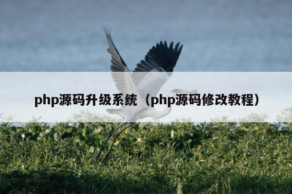 php源码升级系统（php源码修改教程）