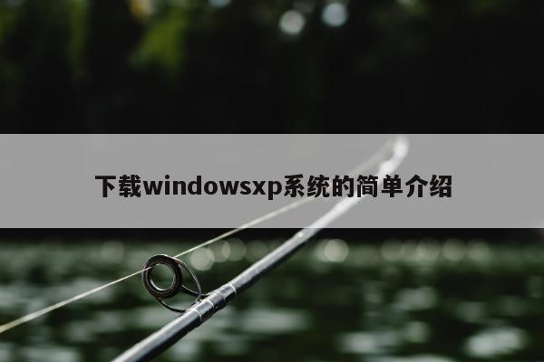 下载windowsxp系统的简单介绍