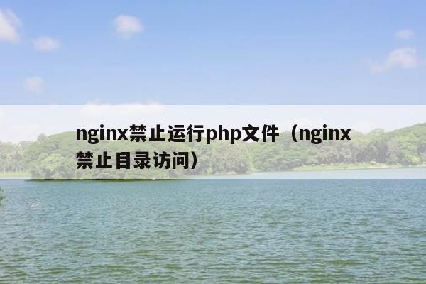 nginx禁止运行php文件（nginx禁止目录访问）