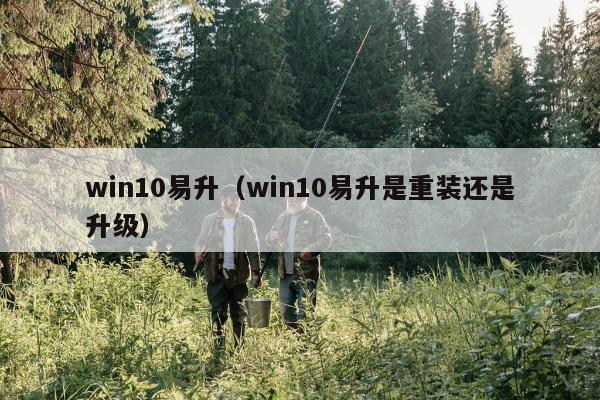 win10易升（win10易升是重装还是升级）