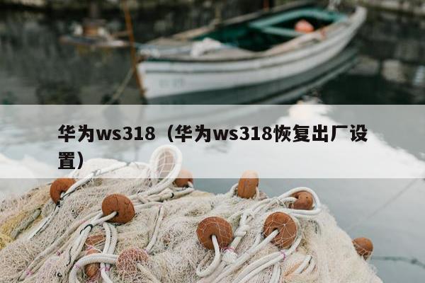 华为ws318（华为ws318恢复出厂设置）