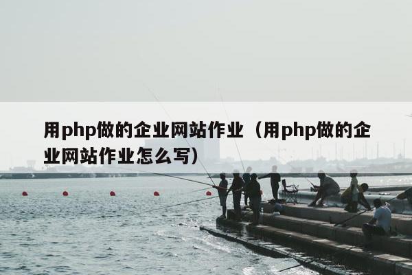 用php做的企业网站作业（用php做的企业网站作业怎么写）