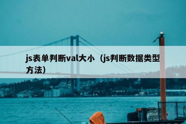 js表单判断val大小（js判断数据类型方法）