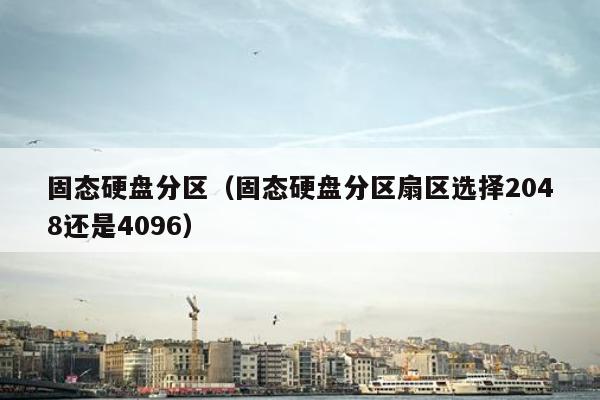 固态硬盘分区（固态硬盘分区扇区选择2048还是4096）