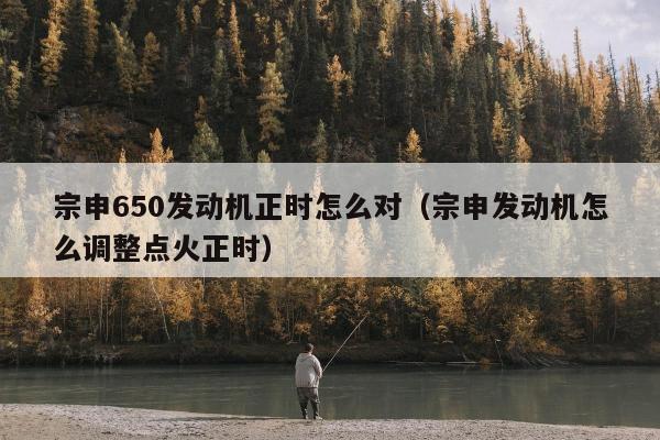 宗申650发动机正时怎么对（宗申发动机怎么调整点火正时）