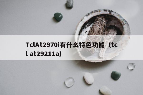 TclAt2970i有什么特色功能（tcl at29211a）