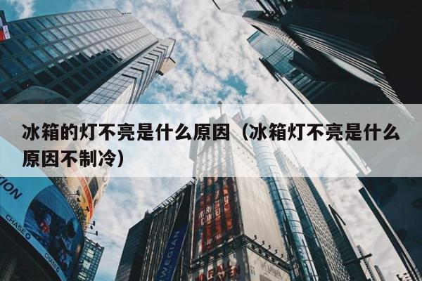 冰箱的灯不亮是什么原因（冰箱灯不亮是什么原因不制冷）