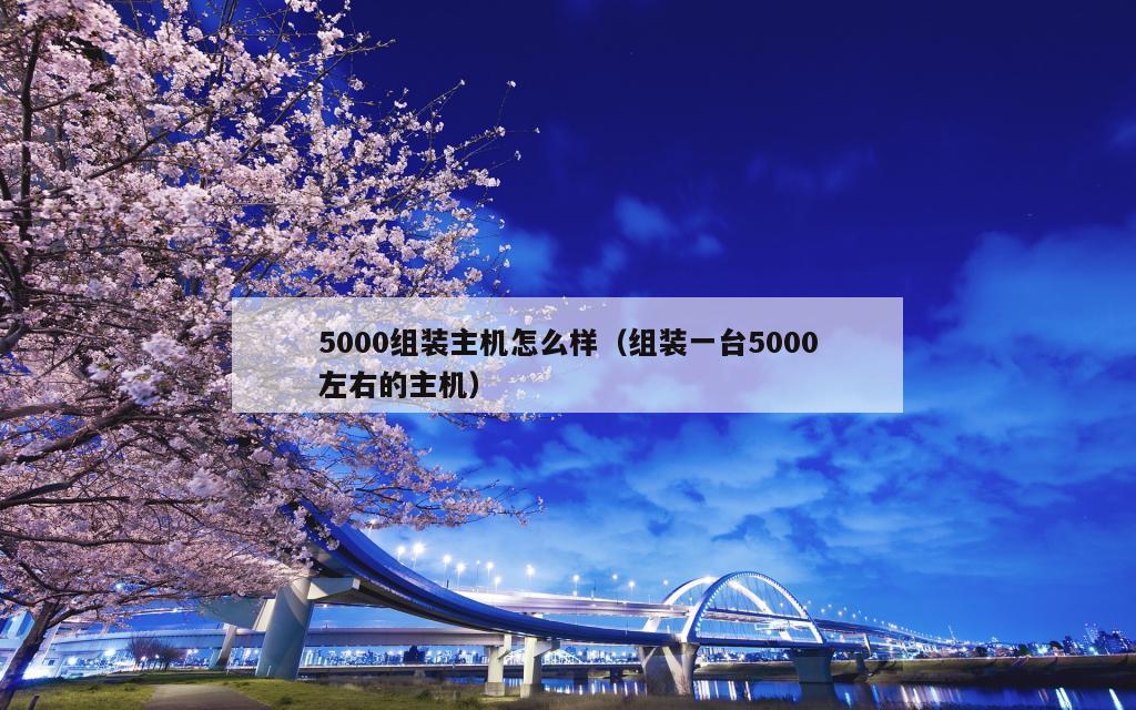 5000组装主机怎么样（组装一台5000左右的主机）