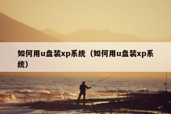 如何用u盘装xp系统（如何用u盘装xp系统）