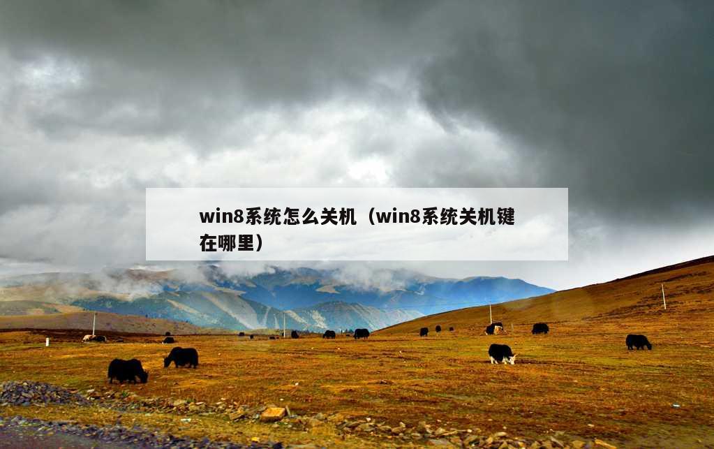 win8系统怎么关机（win8系统关机键在哪里）