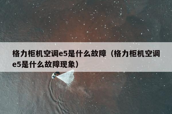 格力柜机空调e5是什么故障（格力柜机空调e5是什么故障现象）