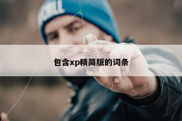 包含xp精简版的词条