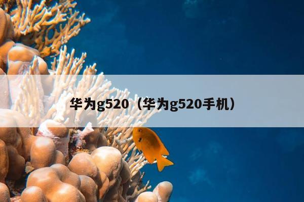 华为g520（华为g520手机）