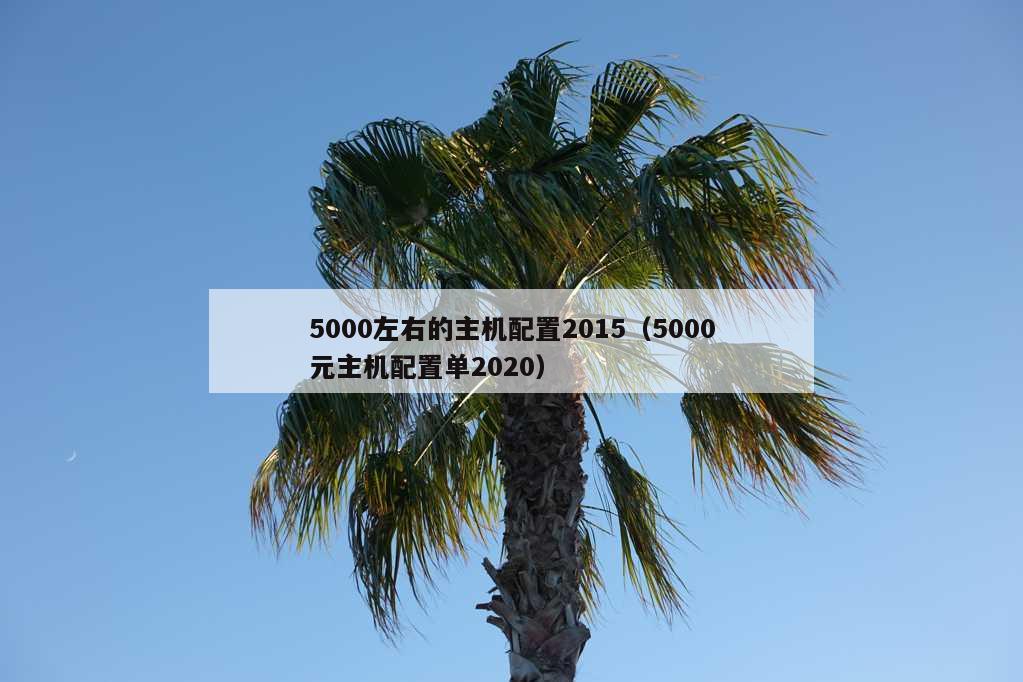 5000左右的主机配置2015（5000元主机配置单2020）