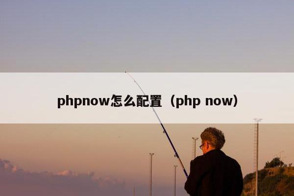 phpnow怎么配置（php now）