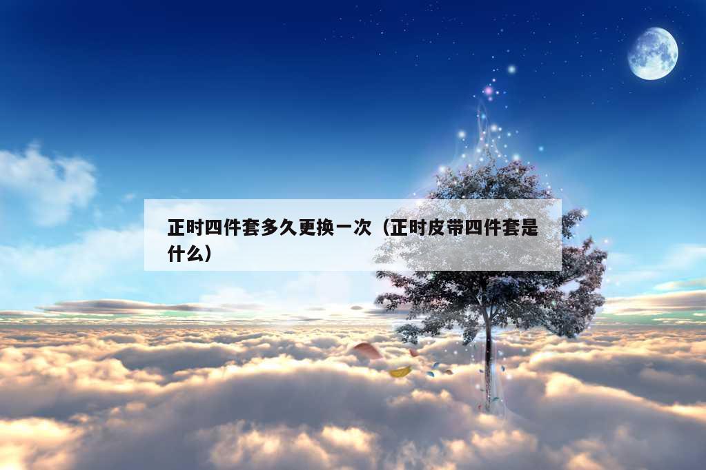 正时四件套多久更换一次（正时皮带四件套是什么）