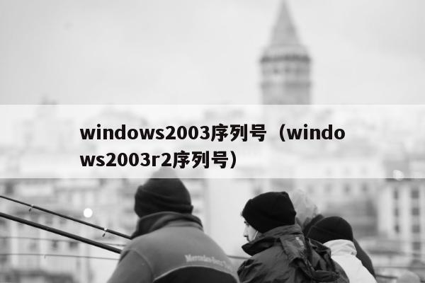 windows2003序列号（windows2003r2序列号）