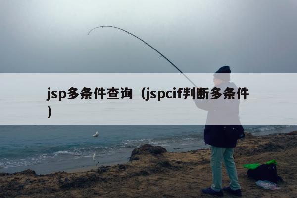 jsp多条件查询（jspcif判断多条件）