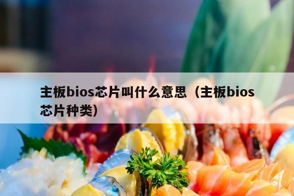 主板bios芯片叫什么意思（主板bios芯片种类）