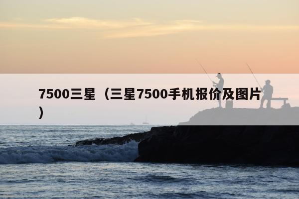 7500三星（三星7500手机报价及图片）