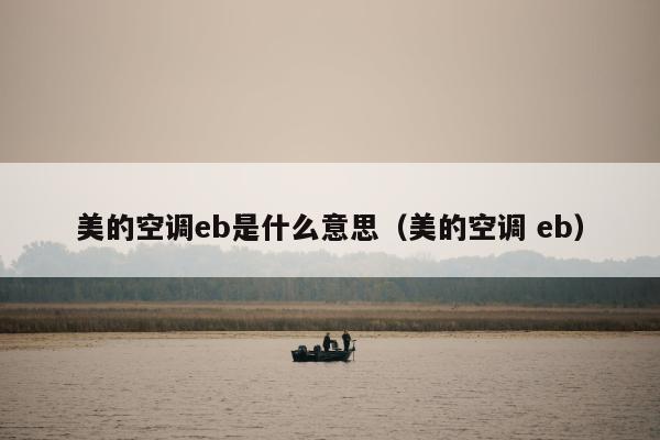 美的空调eb是什么意思（美的空调 eb）