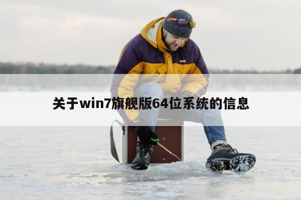 关于win7旗舰版64位系统的信息