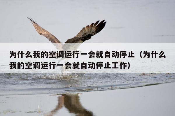 为什么我的空调运行一会就自动停止（为什么我的空调运行一会就自动停止工作）