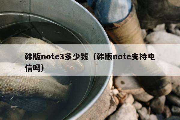 韩版note3多少钱（韩版note支持电信吗）