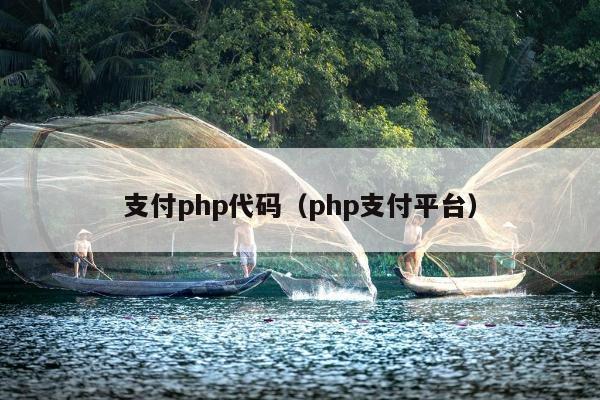 支付php代码（php支付平台）