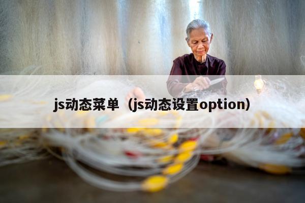 js动态菜单（js动态设置option）