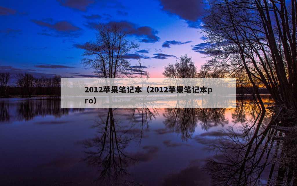 2012苹果笔记本（2012苹果笔记本pro）