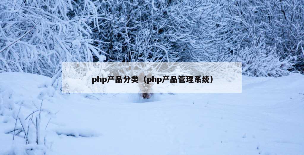 php产品分类（php产品管理系统）