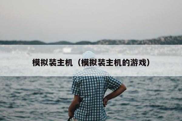 模拟装主机（模拟装主机的游戏）