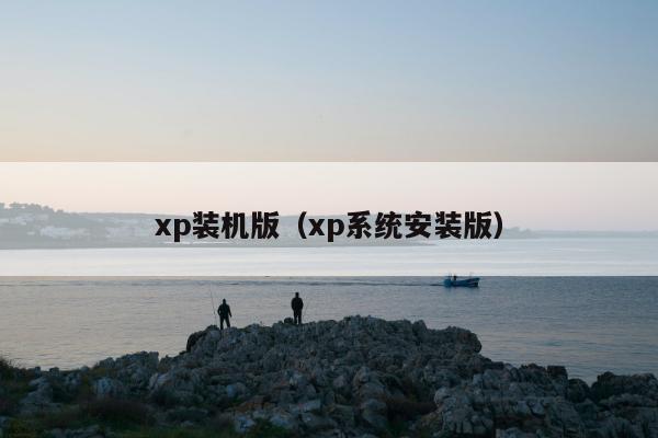 xp装机版（xp系统安装版）