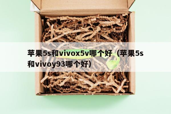 苹果5s和vivox5v哪个好（苹果5s和vivoy93哪个好）