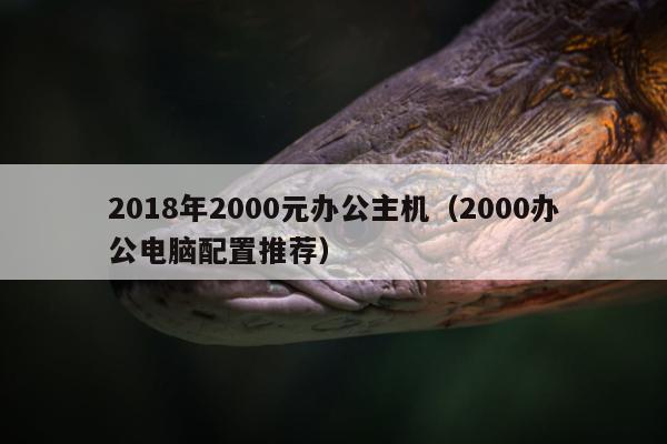 2018年2000元办公主机（2000办公电脑配置推荐）