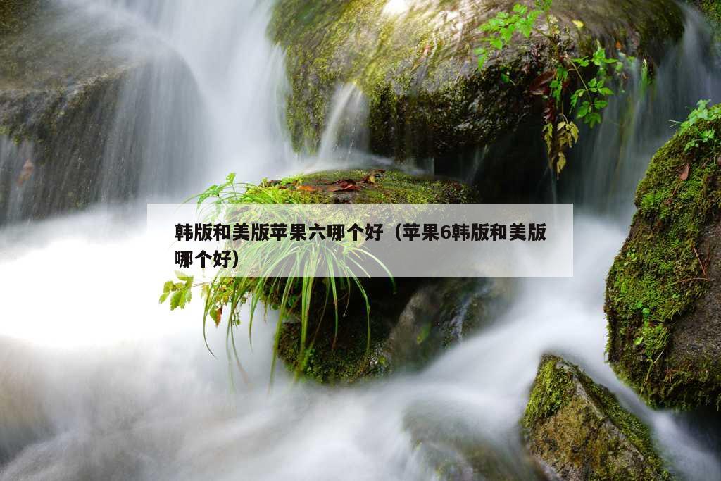 韩版和美版苹果六哪个好（苹果6韩版和美版哪个好）