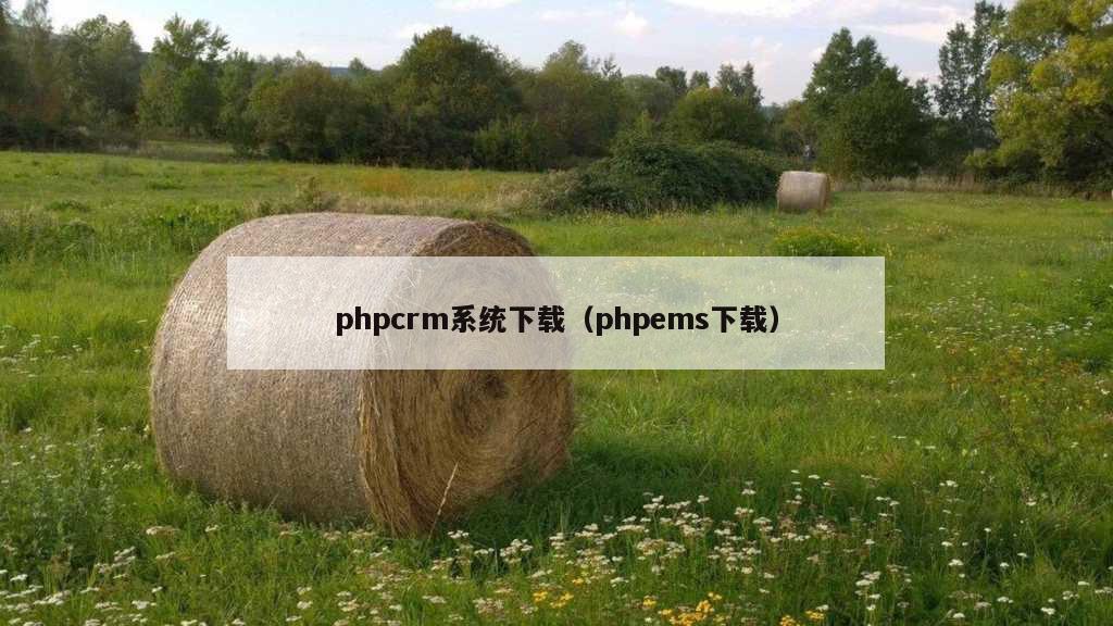 phpcrm系统下载（phpems下载）