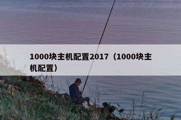 1000块主机配置2017（1000块主机配置）