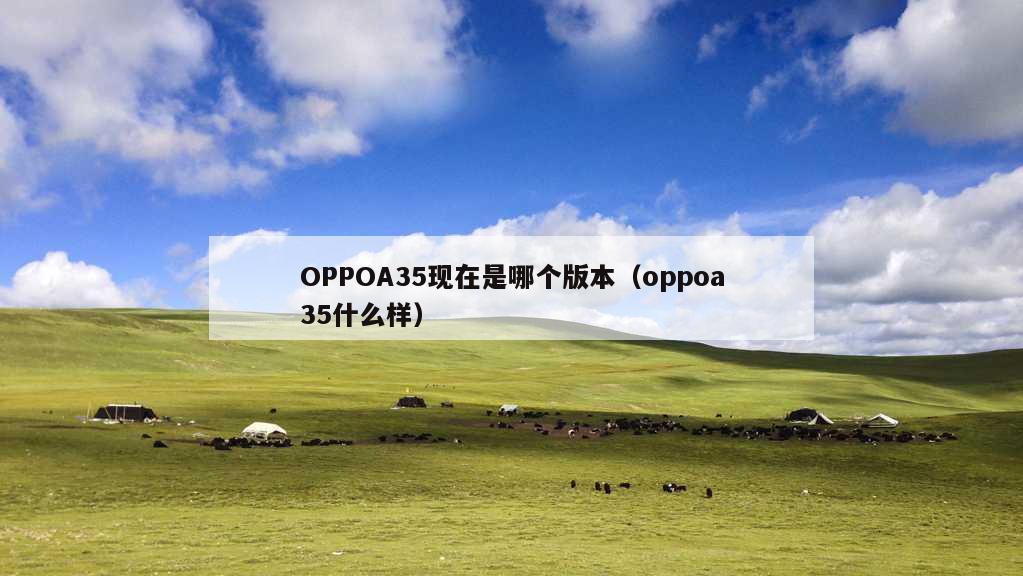 OPPOA35现在是哪个版本（oppoa35什么样）