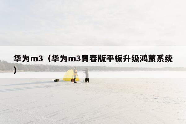 华为m3（华为m3青春版平板升级鸿蒙系统）