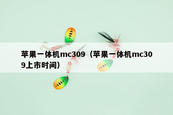 苹果一体机mc309（苹果一体机mc309上市时间）