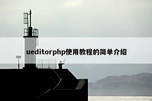 ueditorphp使用教程的简单介绍