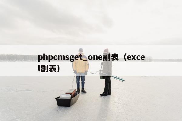 phpcmsget_one副表（excel副表）